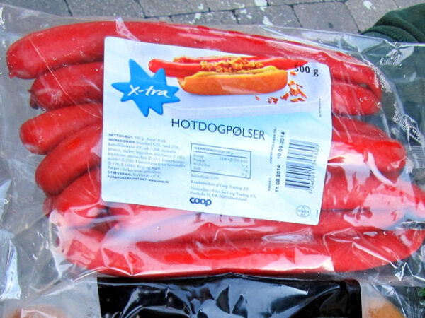 Smorrebrod Danish Roe Polse / Korv / Hot Dog 1 kg Frozen