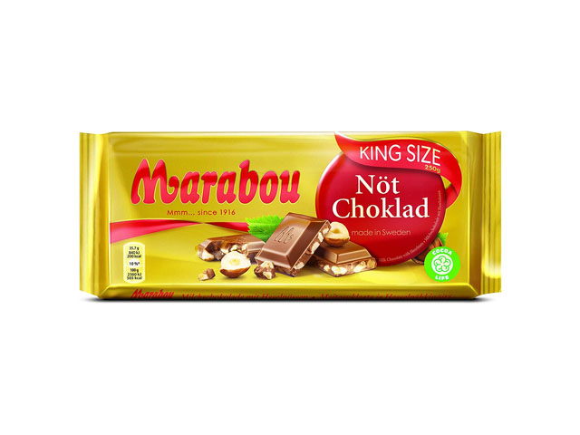 Smorrebrod Marabou Nuts Chocolate 250gr