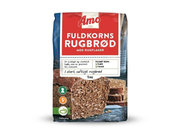 Smorrebrod Amo Fuldkornsrugbrød – Rye Bread Mix 1kg